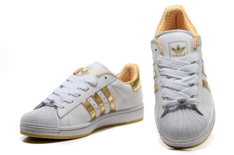 adidas chaussures superstar ii or blanc adidas chaussures superstar ii or blanc